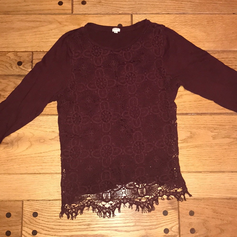 Laced J.Crew Top